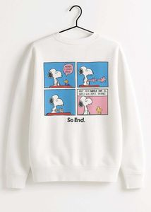 Snoopy &amp; Woodstock Comic Sweatshirt