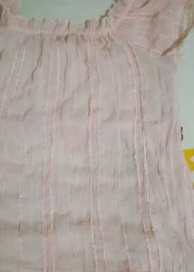 Baby Pink Ruffle coquette Doll Top