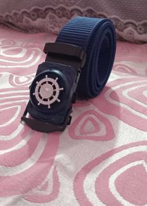 Nautical Wheel Buckle Belt