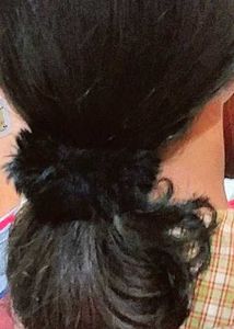 Fluffy Black hair band