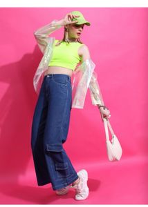 Casual Sleeveless Solid Women Light Green Top