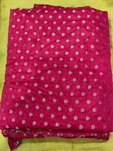 Red Saree Heavy Fabric With Blouse