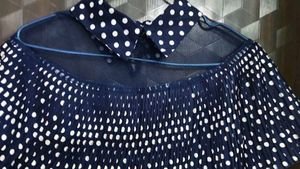 Polka Dot Off-Shoulder Top