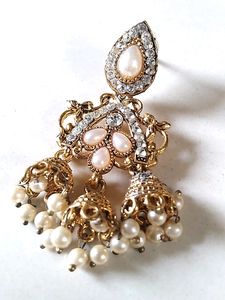 *Pair Of Gold Covered *not real* Earings.