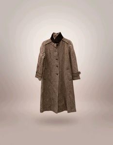 Vintage Wool Blend Overcoat