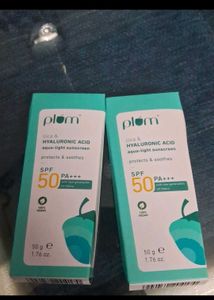 2 Plum Aqua Light  Sunscreen SpF 50