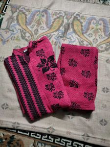 🌸 Acrylic Kurta Set