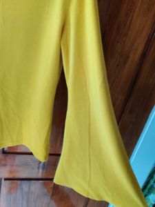 Flounce Sleeve Mock Neck Top (Winter)