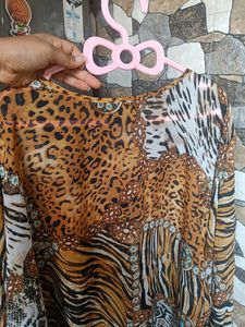 Branded Tiger printed Top For Women