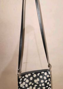 Daisy Print Crossbody Bag