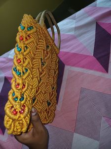 Handmade Bag Designed With Chrystal