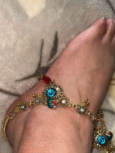 Peacock Style anklets