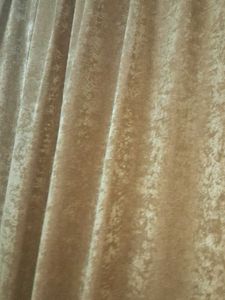 Brown Velvet Curtain Door Parda
