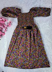 Dress With Belt (Do Mention Colour)
