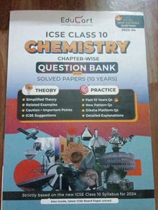 ICSE 10 Educart Chemistry Question Bank