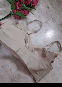 Nude Padded Seamless Bra For Women