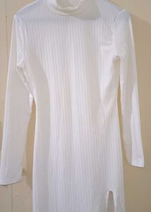 WHITE BODYCON DRESS
