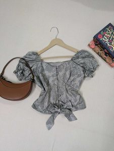 Pretty Floral Crop Tops