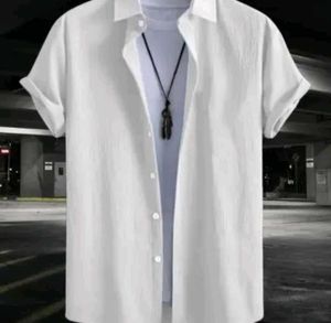 Burgundy Textured Short Sleeve Shirt
