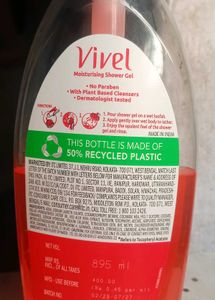 Vivel Red Aloe Vera Shower Gel 50%left