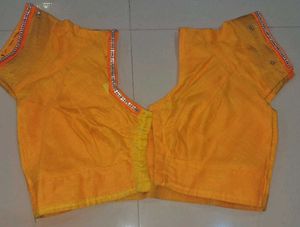 Ethnic mustard saree