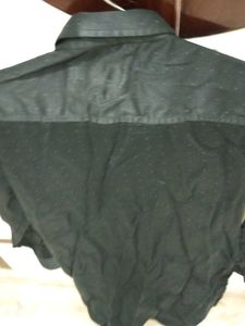 Stylish Black Patterned Shirt