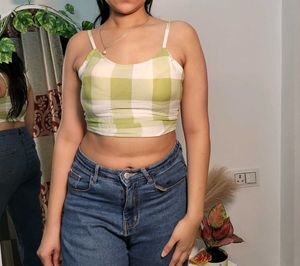 2 Pc Shirt &amp; Crop Top Set For Women