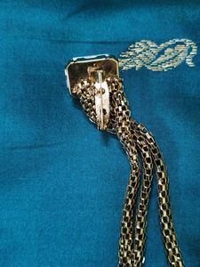 Antique Gold Colour Stone Brooch