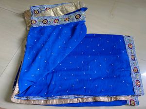 Blue Chiffon Dupatta 😍💙