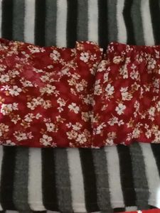 new Floral Print Co-ord Set pake of 2