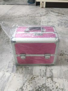 Vanity Box (Pink&amp; Silver)