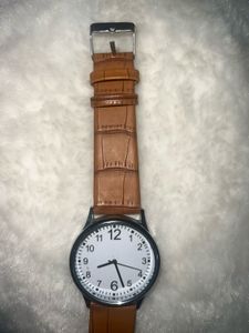 Brown Strap Wrist Watch
