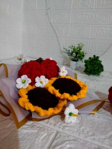 Crochet Flower Bouquet