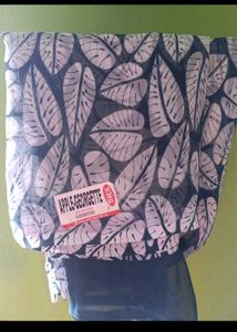 Leaf Print Georgette Saree