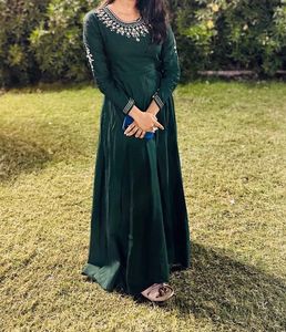 Green Embroidered Top