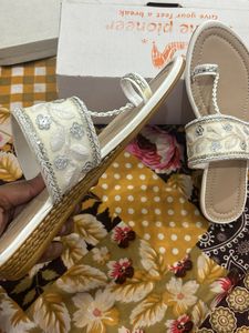 Elegant White Flats