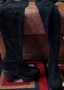 Women Long Boots Knee Length