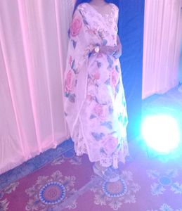 Elegant Floral Print Salwar Suit