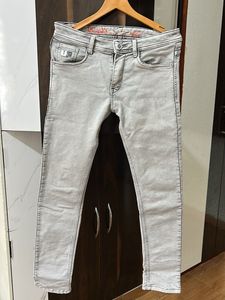 Stylish Grey Denim Jeans