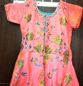 Umbrella Dress, Banarasi Silk