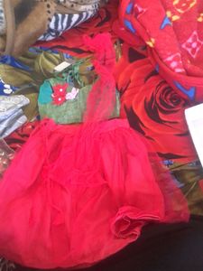 9-12 month girl frock and choli