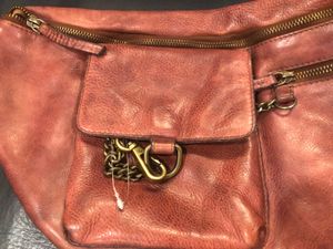 Red Leather Crossbody Bag