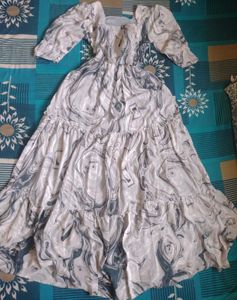 Elegant Blue Maxi Dress