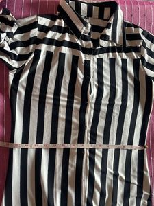 Black And Wite Stripe Dress