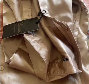 Heavy Satin Silk Fabric Collar Full Sleeve Shirt🎀