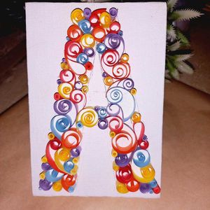 Qulling Crafted Art Piece