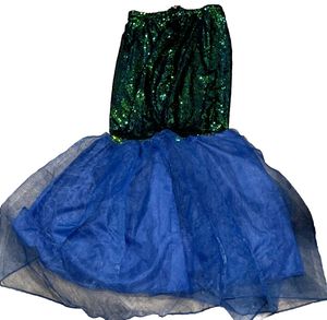 Mermaid Designer Fashion Fish Cut Skirt