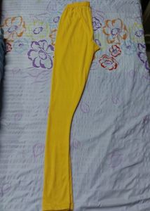 Western Wear Leggings ( LEMON YELLOW )