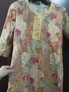 Floral Print Kurta