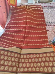 Brown Saree